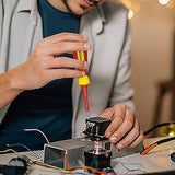 Juego de 5 Desarmadores Aislados de 1000V, Desarmadores Electrotécnico con Estuche, Destornillador con Hojas Intercambiables, Destornillador para Reparaciones Domésticas