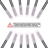 💢  Hilitchi  - Juego de 12 interruptores de control de temperatura (termostato de 45 a 135 °C)