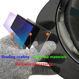 ▶ Casco de Seguridad con Trinquete de 6 Puntos Casco de Protección de Cabeza Ajustable Casco de Construcción Casco Duro Industrial/White / 1 PCS