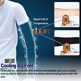 3/6 pares de mangas de enfriamiento con protección solar UV – Funda de brazo UPF 50 para hombres y mujeres, manga cálida para correr y ciclismo, 3 pares Black Open, Talla única