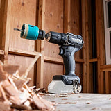 ▶ MAKITA Taladro inalámbrico de iones de litio (1/2 pulgadas, sin escobillas), color negro