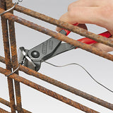 ▶ KNIPEX  Pinzas de corte final, rojo y plateado