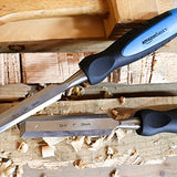 AmazonBasics Juego de 4 cinceles para madera, 1/2 pulgada a 1.25 pulgadas
