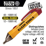 ▶ Klein Tools NCVT-2 Indicador de Voltaje Dual, sin Contacto