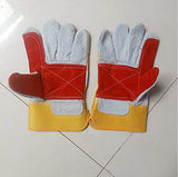 ▶ Guantes Soldador , Guantes Gruesos prácticos, Guantes Resistentes al Desgaste Resistentes al Corte, Soldador Guantes de Trabajo de construcción