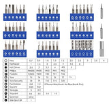 63 en 1 Juego de Destornilladores - kit Conductor Magnético 56 Bits Mini Set con Múltiples Funciones Precisión Herramientas Profesional para Teléfono Móvil/Tableta/PC/Mac Book/Cámara y Reloj - kit de Herramientas de Reparación de la Electrónica