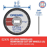 ▶ DREMEL - Disco de Corte 1-1/2 Pulgadas Ez Lock, 5 Piezas