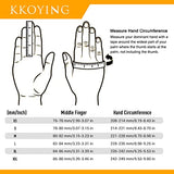 KKOYING Guantes de trabajo pesados, guantes mecánicos, protección contra impactos TPR, ajuste de rendimiento, reducción de vibraciones, capacidad para pantalla táctil (XL, negro)