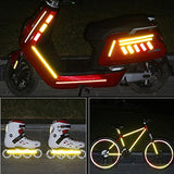 ▶ Autoadhesiva de seguridad cinta de advertencia de seguridad cinta de vidrio reflector cinta cinta adhesiva de señalización para coche/remolques/camión/Traffic/sitio de construcción (, Verde Claro, Azul, Verde), Rojo,azul,verde, 2.5cm