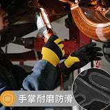 ▶ Guantes de jardín de Microfibra Guantes de jardín de plantación de Pantalla táctil Guantes de Trabajo Resistentes al Desgaste Mantenimiento y manejo de Edificios