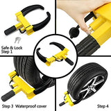 ▶ Bloqueo de abrazadera de rueda universal de seguridad para neumáticos