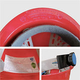 ▶ Casco de construcción Casco de seguridad - Ventilador de verano Casco de protección laboral de electricistas para construcción de líderes de ingeniería de construcción y construcción Mejor protegerte