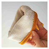 ▶ Guantes de Soldador Spot MUÑECO Guantes de 14"35 cm Splith Cowhide Worker Worker Gloves Reforzado Thumb Palm Revista Guante de Soldadura de Palanca Peso Ligero y ampliamente Utilizado