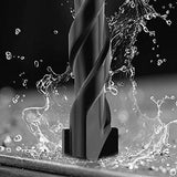 ▶ Juego  de brocas de mampostería de 10 piezas para hormigón, piedra, carburo para vidrio, ladrillo, azulejo, plástico, cerámica y madera, tamaño 5/32 a 1/2 pulgadas