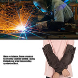 ▶ Manga de trabajo, manga de brazo de soldador resistente al calor para operación mecánica