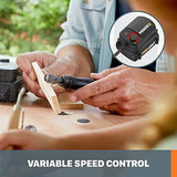 ▶ WORX Herramienta giratoria inalámbrica de 20 V (solo herramienta)