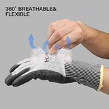 Guantes resistentes a los cortes nivel A6 a prueba de cortes guantes de trabajo Smart Touch grandes 1 par