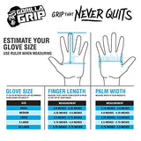 ▶ Gorilla Grip - Guantes de trabajo multiusos (antideslizantes, 25 unidades)