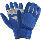 ▶ Guantes de jardinería , guantes de jardinería a prueba de espinas para hombres y mujeres, guantes resistentes a los arañazos, buen agarre para cortar madera, pesca, conducir, jardín, patio, trabajo (azul)