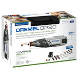 ▶ DREMEL  8220-1/28 Herramienta rotativa con 1 aditamento y 28 accesorios