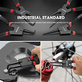 ▶ WISEUP Juego Alicates Para Anillos Seguridad Con 225 Piezas Juego Anillos Retención 4 Piezas 7 Pulgadas (Diámetro La Punta 1/20") Kit Alicates Para Anillos Seguridad Alicates M