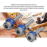 ▶ Broca fresadora r Edge Router-3Pcs bit 1/4in Shank 4 Tooth Round Routers bits para carpintería