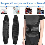 ▶ Cinturón de protección Lumbar con Correas de Compresión Ajustables para Alivio del Dolor en Parte Baja de Espalda, Dar Forma al Cuerpo de Posparto XL(94-108cm)