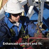 ▶ 3M Casco seguridad  duro de ala completa , rosa, suspensión de trinquete de 4 puntos, con Uvicator