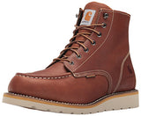 ▶ Botas de Trabajo impermeables de 6 pulgadas para hombre, Bronceado, 10