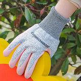 ▶ Guantes de jardinería  para mujeres y hombres, guantes protectores recubiertos de nitrilo y goma, guantes de jardín a prueba de espinas, guantes de trabajo al aire libre, azul, verde, gris, rosa (talla M a XL) (mediano, goma, 6 pares, rosa)