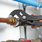 ▶ KNIPEX Cobra...Matic Tenaza para Bombas de Agua Atramentado Recubiertos de Plástico Antideslizante, 250 mm, color gris