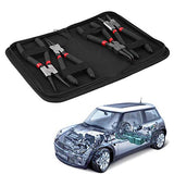 ▶ Juego de alicates para anillos de presión de 7 pulgadas, alicates para anillos de seguridad, internos/externos, doblados, rectos, para anillos de retención, herramienta para quitar anillos (