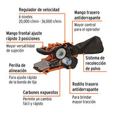 Lijadora de banda 3 x 21", profesional, 1010 W, 8A