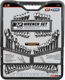 ▶ Juego de llaves de broca y llaves de socket, 5 unidades, 32pc SAE and Metric Wrench Set Performance Tool -