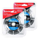 Makita A-94683 Paquete de 2 cuchillas de diamante con borde dividido en segmentos - 4 1/2"
