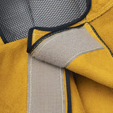 ▶ Capucha de soldadura para la cabeza/cuello de protección de soldador, protección para el hombro, casco ignífugo, de vacuno, resistente al viento, chal de soldadura, sombrero