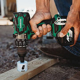 ▶ METABO Kit de taladro inalámbrico de martillo MultiVolt de 36 V con baterías y cargador | DV36DAG