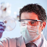▶Lentes de Seguridad Ajustables, Protectores Médicos Antivirus | Anti-salpicaduras, Ultra-Transparentes, Alta Resistencia