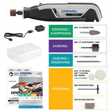 ▶ DREMEL - Herramienta giratoria inalámbrica de iones de litio de 4 V, velocidad variable, multiusos, carga USB, fácil cambio de accesorios, perfecto para bricolaje ligero y manualidades