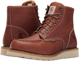 ▶ Botas de Trabajo impermeables de 6 pulgadas para hombre, Bronceado, 10