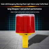 Simlug Luz de Emergencia Solar, 1pc LED de Advertencia de Emergencia Solar Luz de Flash Lámpara de Alarma Tráfico Carretera Barco Luz roja