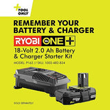 ▶ RYOBI  18 voltios ONE+ inalámbrico 7-1/4 pulgadas. Sierra ingletadora compuesta (solo herramienta) con hoja