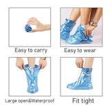 ▶ Fundas protectoras impermeables reutilizables y antideslizantes para zapatos de nieve y lluvia, resistentes al agua