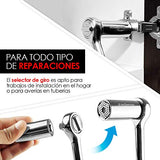 ▶ Redlemon Juego de Herramientas de Dado Hexagonal Universal, Matraca y Extensión, Ajustable a Tuercas y Tornillos de 1/4 Hasta 3/4 de Pulgada, Ideal para Reparaciones de Auto, Bicicleta y Hogar Multiusos