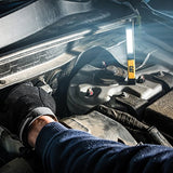 ▶ CATERPILLAR  Cat Linterna LED con base magnética de 175 lúmenes con chip incorporado CT1000 (negro/amarillo)