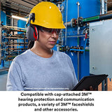 ▶ SecureFit 3M H-704SFV-UV, Verde, ventilado, 4 Puntos de difusión de presión, suspensión de trinquete con UVicator