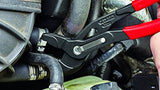 ▶ KNIPEX  Tools 85 51 250 C, alicates de abrazadera de manguera de 10 pulgadas para abrazaderas de clic