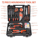 ▶ Juego de Herramientas Manuales Portátiles para el Hogar MCSWSEE Kit de Herramientas, Caja de Herramientas 132 en 1, , con Caja de Herramientas de Plástico para Reparaciones Diarias, Ddecuado para Uso MCSWSEE