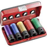 Facom COMP 5 VASOS IMPACTO ALU 15-17-19-21-22MM NSI.5LPB
