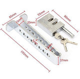 ▶ Bloqueo de embrague de freno de coche, antirrobo, herramienta de seguridad, bloqueo de acero, bloqueo de freno de embrague de coche